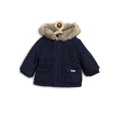 Parka Jacket- Padded With Koala Graphic